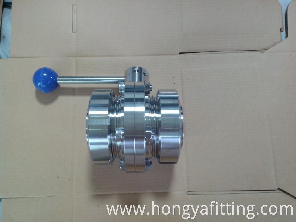 Sanitary Butterfly Valve Weld End